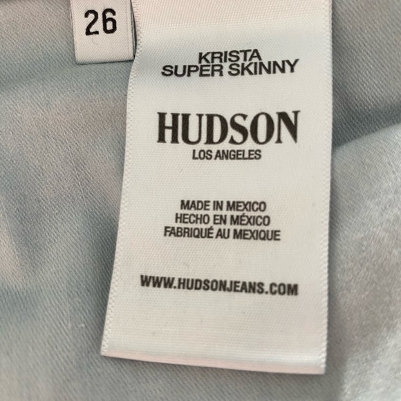 Hudson Krista Super Skinny Medium wash jeans classic 5 pocket wiskering 26
C - Picture 7 of 13